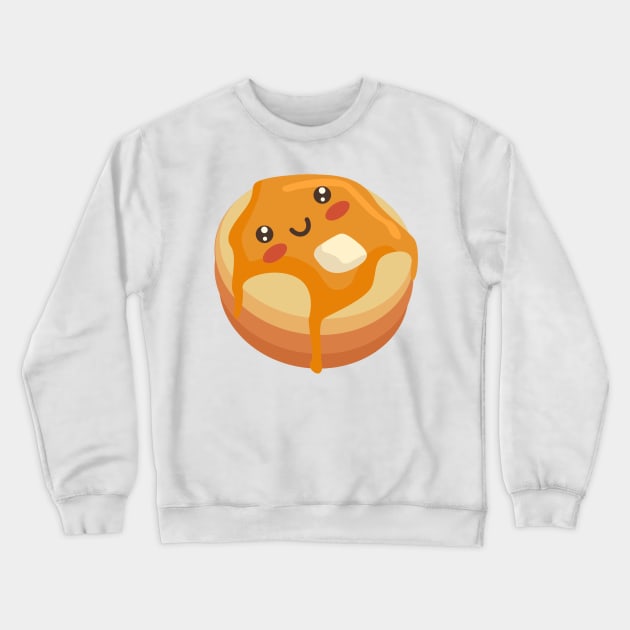 Cute Kawaii Pancakes Crewneck Sweatshirt by MajorCompany